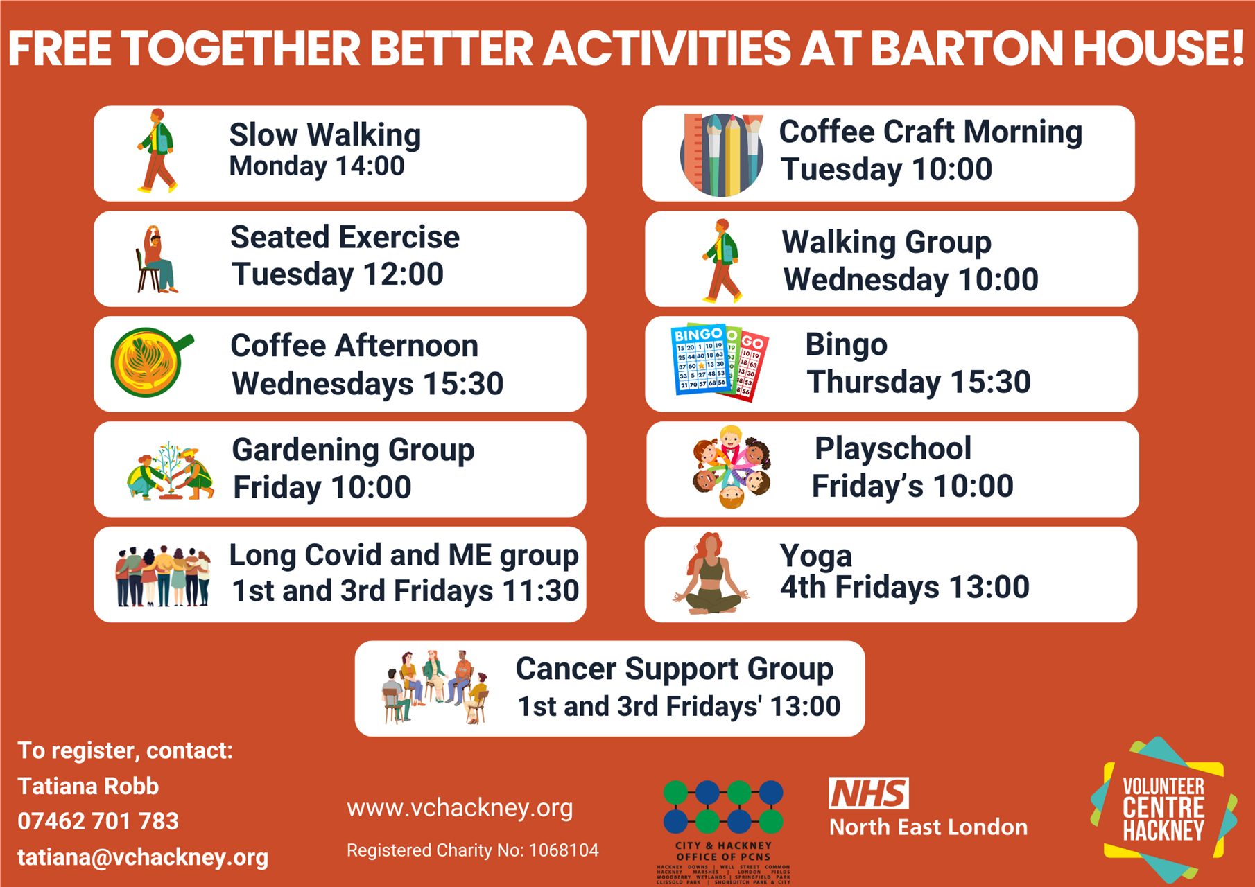 Together Better Activities at Barton House - July