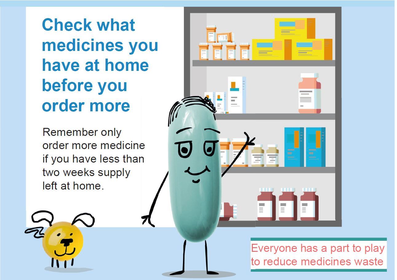Check what medicines you have before leaving home