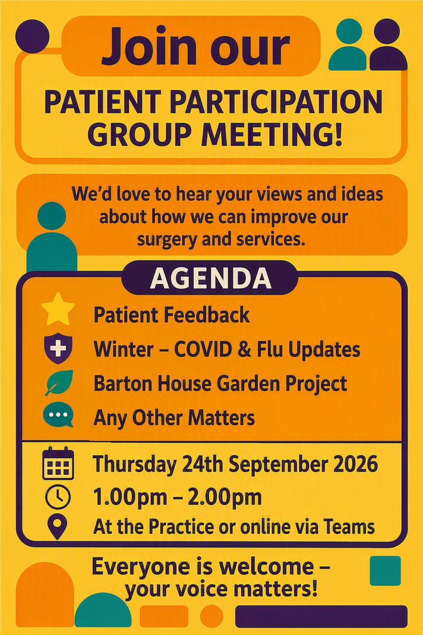 poster of the PPG meeting on 24th September 2026