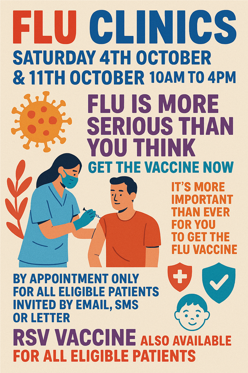 Flu Clinic information poster